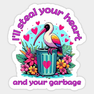 valentine bin chicken Sticker